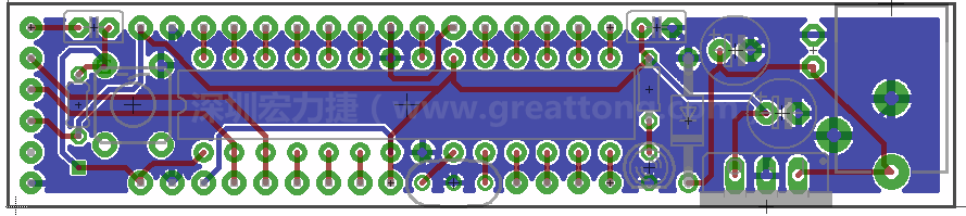 以上就是布線的所有步驟了。接下來就只剩下絲?。╯ilk-screen）、建立Gerber檔跟drill檔和送去印刷電路板廠制作的步驟。